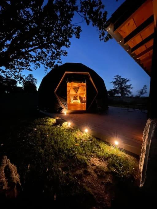 Dome Insolite Cedre Jacuzzi Et Petits Dejeuners Inclus Lagraulet-du-Gers Kültér fotó