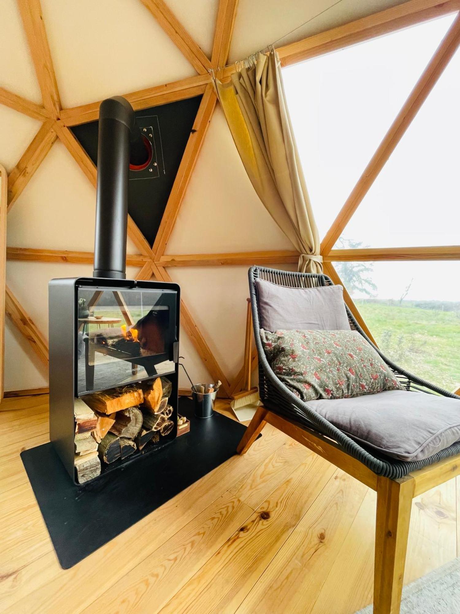 Dome Insolite Cedre Jacuzzi Et Petits Dejeuners Inclus Lagraulet-du-Gers Kültér fotó